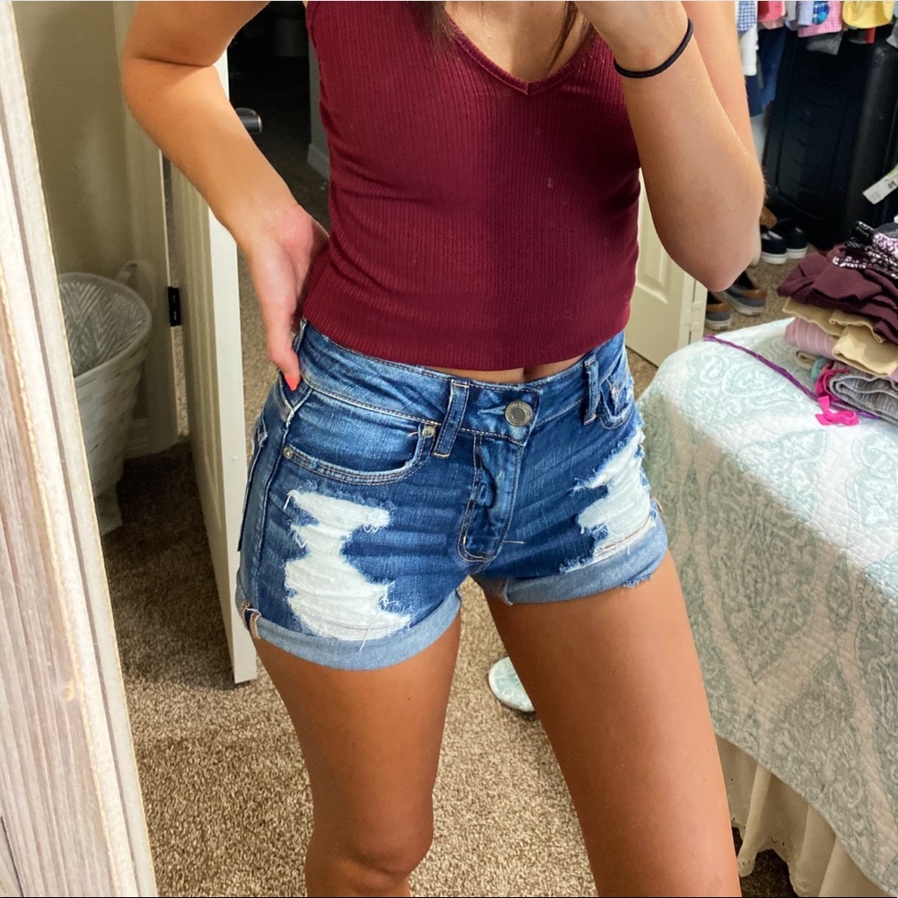 American Eagle high waist shorts
